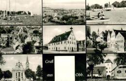 Delcampe - St Alban Ammersee Segeln Dampfersteg Herrnstrasse Rathaus Pfarrkirche Taubenturm - Diessen