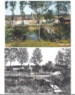 Delcampe - HAN S/ LESSE - CAMPING DU T.C.B.   - 2 POSTKAARTEN  - NELS (14.413) - Rochefort