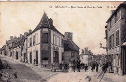 Delcampe - 51 - Marne -  SEZANNE - Rue Haute Et Rue De Paris - Boulangerie - Sezanne