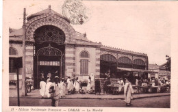 Delcampe - Senegal ( Afrique Occidentale Francaise )  - DAKAR - Le Marché - Senegal