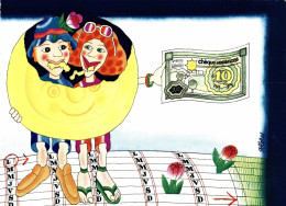 Delcampe - Z4 - Carte Postale Illustrateur - Pétition Tourisme Et Travail Pour L'instauration D'une 5ème Semaine De Congés - CGT .. - Non Classés