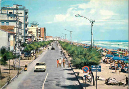 Delcampe - Carte Postale - Automobiles - Marotta - Lungomare E Spiaggia - Promenade à Mer Et Plage - CPM - Etat Léger Pli Visible - - PKW