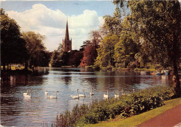 Delcampe - B66759 England Stratford Upon Avon Swans Holy Trinity Church  Uk - Altri & Non Classificati