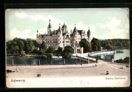 Delcampe - AK Schwerin / Mecklenburg, Schloss, Stadtseite - Schwerin