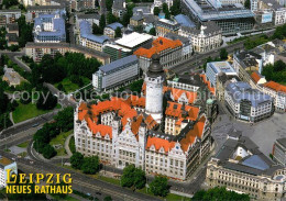 Delcampe - LEIPZIG Sachsen Neues Rathaus Fliegeraufnahme - Leipzig