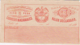 Delcampe - Colombia Higgins & Gage CC30 Unused With Some Edge Wear. - Colombie