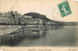 Delcampe - Carte Postale Ancienne - 76 - Duclair - Le Quai De Rouen - CPA - Voir Scans Recto-Verso - Poscard - Carta Postal -  Post - Duclair