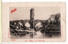 Delcampe - 20760 / ORTHEZ Dessin FRAIPONT Pyrénées Béarn Le Vieux Pont Cppub 1910s Publicité MAGGParcheminee Leon MAROTTE - Orthez