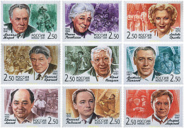 Delcampe - 86307 MNH RUSIA 2001 ACTORES DEL CINE RUSO - Pferde