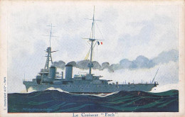 Delcampe - DER KREUZER FOCH FRANZÖSISCHE MARINE KRIEG CPA Mi403 - Krieg