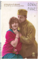 Delcampe - AXOP3-0374-MILITAIRE - Bonne Année - Je T'ai Juré Une Foi éternelle Et Tu Verras Que La Femme Est Fifèle - Humor