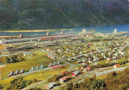 Delcampe - Mosjoen Nordland Norge Industrieanlage Aluminiumwerk Fjord Luftbild Fliegeraufna - Norwegen