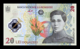Delcampe - Rumanía Romania 20 Lei Ecatarina Teodoroiu 2021 Pick 119Ab Polymer Sc Unc - Roumanie