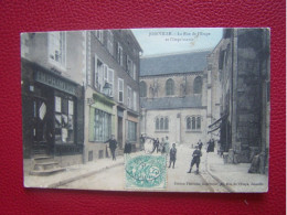 Delcampe - JOINVILLE. HAUTE MARNE. LES COMMERCES LES MAGASINS. LA RUE DE L'ETAPE ET L'IMPRIMERIE.  4724JK1000 - Joinville