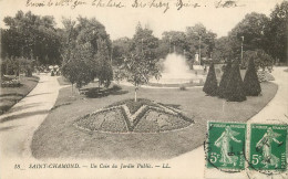 Delcampe - 42 Loire Saint Chamond Un Coin Du Jardin Public N° 30\MN6038 - Saint Chamond