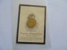 Delcampe - Souvenir Pieux Décès De Madame Pauline MICHOTTE Florenville 1875 1898 - Todesanzeige