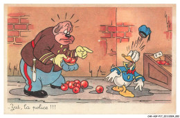 Delcampe - CAR-ADPP17-1066-DISNEY - Donald - Zut - La Police - Disneyworld