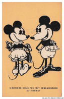 Delcampe - CAR-ADXP10-0506- MICKEY - N'AURIONS-NOUS PAS FAIT CONNAISSANCE AU CINEMA - Disneyworld
