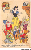 Delcampe - CAR-ABCP11-1101 - DISNEY - LES SOIREES S'ECOULAIENT AGREABLEMENT A FAIRE DE LA MUSIQUE - Sonstige & Ohne Zuordnung