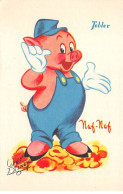 Delcampe - Disney - N°87822 - Tobler - Naf-Naf - Walt Disney - Carte Publicitaire - Disneyland