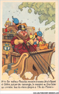 Delcampe - CAR-AAMP3-DISNEY-0223 - Pinocchio - Par Malheur Pinocchio Rencontre A Nouveau John Le Renard Et Gedeon - N°14 - Disneyland