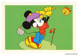 Delcampe - CAR-ADRP5-0255-DISNEY - Mickey Au Golf - Disneyworld