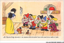 Delcampe - CAR-AAMP3-DISNEY-0249 - Blanche-Neige - Decouverte Par Le Prince Charmant Blanche Neige Quitte Ses Amis - N°25 - Disneyland