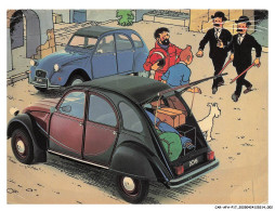 Delcampe - CAR-AFAP17-0816-DISNEY - Les Aventures De TINTIN - Citroen Et La BD - Disneyworld