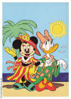Delcampe - CAR-AFAP17-0825-DISNEY - MINNIE - DAISY - Plage - Disneyworld