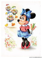 Delcampe - CAR-AFAP16-0785-DISNEY - Minnie - Neveux De Donald - Bouquet De Fleurs - Disneyworld