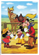 Delcampe - CAR-AFAP16-0775-DISNEY - Mickey - Minnie - Dingo - Cheval - Disneyworld