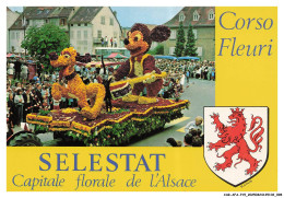 Delcampe - CAR-AFAP15-0756-DISNEY - Corso Fleuri - SELESTAT - Capitale Florale De L'Alsace - Disneyworld
