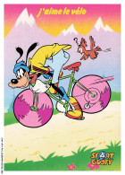 Delcampe - CAR-AFAP15-0748-DISNEY - Dingo - J'Aime Le Velo - Disneyworld