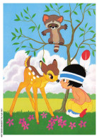 Delcampe - CAR-AFAP16-0763-DISNEY - Hiawatha - Bambi - Le Faon - Disneyworld