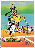 Delcampe - CAR-AFAP15-0750-DISNEY - Dingo - J'Aime Le Tennis - Disneyworld