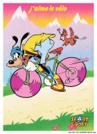 Delcampe - CAR-AFAP15-0730-DISNEY - DINGO - J'aime Le Velo - Disneyworld