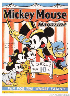 Delcampe - CAR-AFAP15-0726-DISNEY - Mickey MOUSE - Magazine - Les Neuveux De Mickey - Le Cirque - Disneyworld
