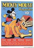 Delcampe - CAR-AFAP15-0725-DISNEY - Mickey MOUSE - Magazine - Pluto - Disneyworld