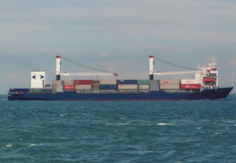 Delcampe - CS Gitte Container Ship 2018 Postcard Size Real Photo #SDG116 - Handel