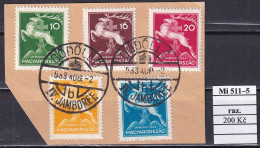 Delcampe - Hungary Mi 511-5 Used - Gebraucht