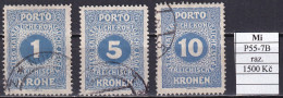 Delcampe - Austria Mi P 55-57 B Used - Strafport