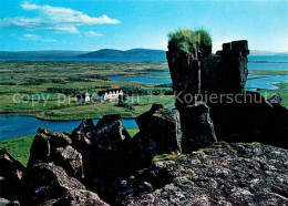 Delcampe - Thingvellir Landschaftspanorama Nationalpark - Islande