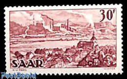 Delcampe - Germany, Saar 1949 30Fr, Stamp Out Of Set, Unused (hinged), Various - Industry - Usines & Industries