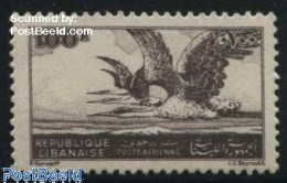 Delcampe - Lebanon 1946 100P, Stamp Out Of Set, Mint NH, Nature - Birds - Liban