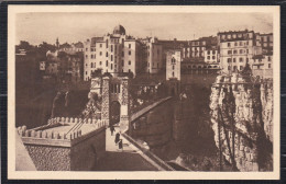 Delcampe - Constantine - Entrée Du Pont Suspendu De Sidi M'cid - Constantine