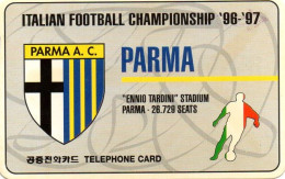 Delcampe - SOUTH KOREA - MO9503109 - FOOTBALL SOCCER - ITALIAN FOOTBALL CHAMPIONSHIP 96/97 - PARMA - FAKE CARD - Corée Du Sud