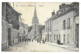 Delcampe - Vigny  (l'église Vue De Face) - (1751) - Vigny