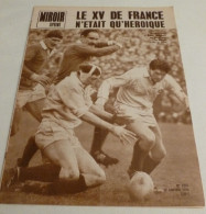 Delcampe - MIROIR SPRINT / Magazine Sport - RUGBY / XV France Vs Ecosse - FOOTBALL / Coupe : Mutzig Et Niort - N° 1024 Janvier 1966 - Sport
