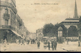 Delcampe - Troyes La Rue Thiers - Troyes
