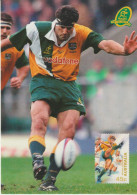 Delcampe - 3-Sport-Rugby-Intero Postale Australiano Viaggiato  20016 X Acireale-Catania-Sicilia - Radsport